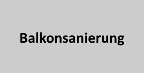 Balkonsanierung